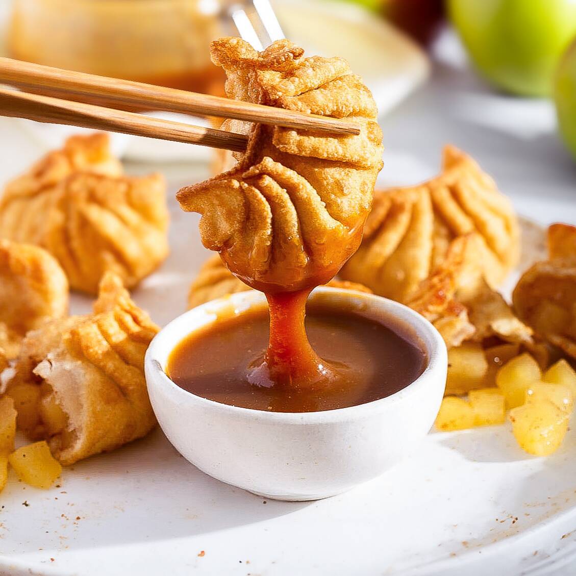 Gyozas de Manzana Canela🍏🥟
