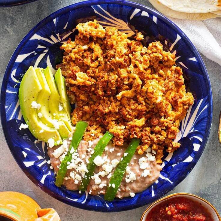 Huevo revuelto con Chorizo