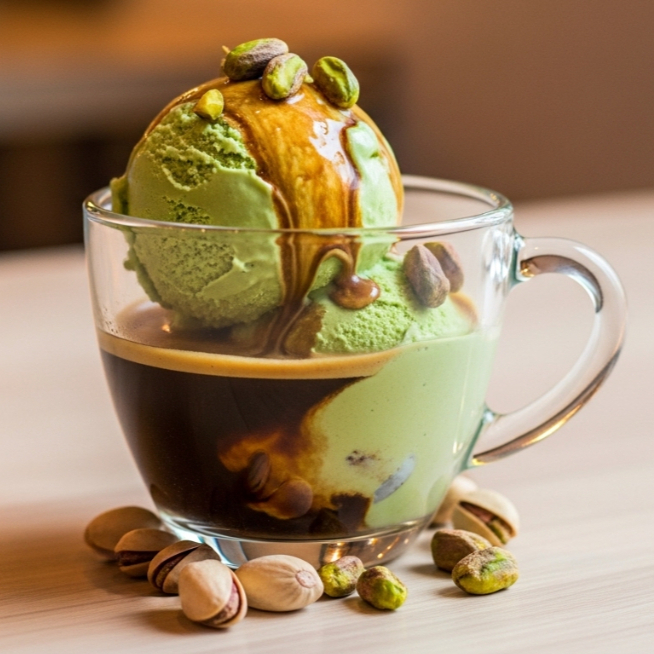 Affogato de Pistache