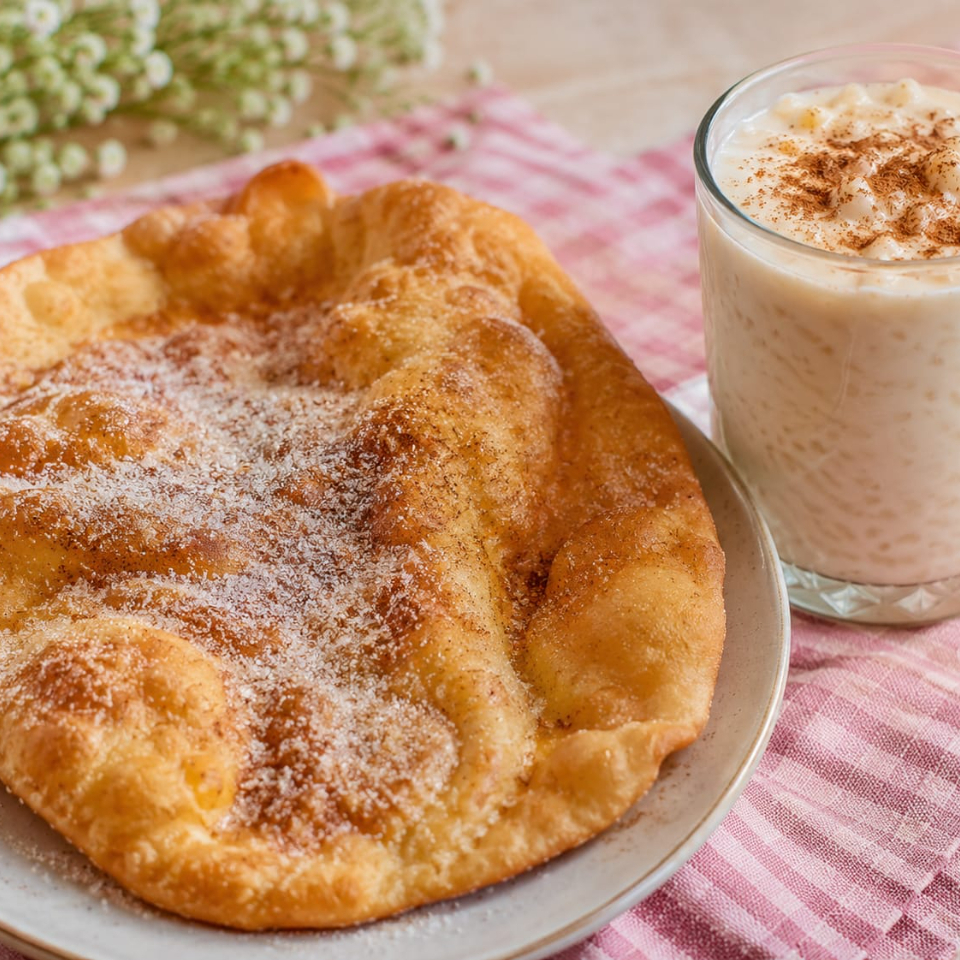 Mega Buñuelo (incluye Vaso de Arroz con Leche)