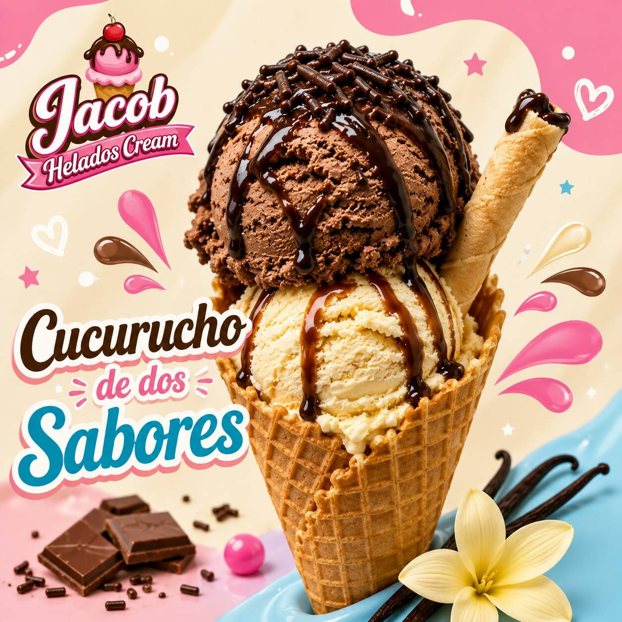 Cucurucho Dos Sabores