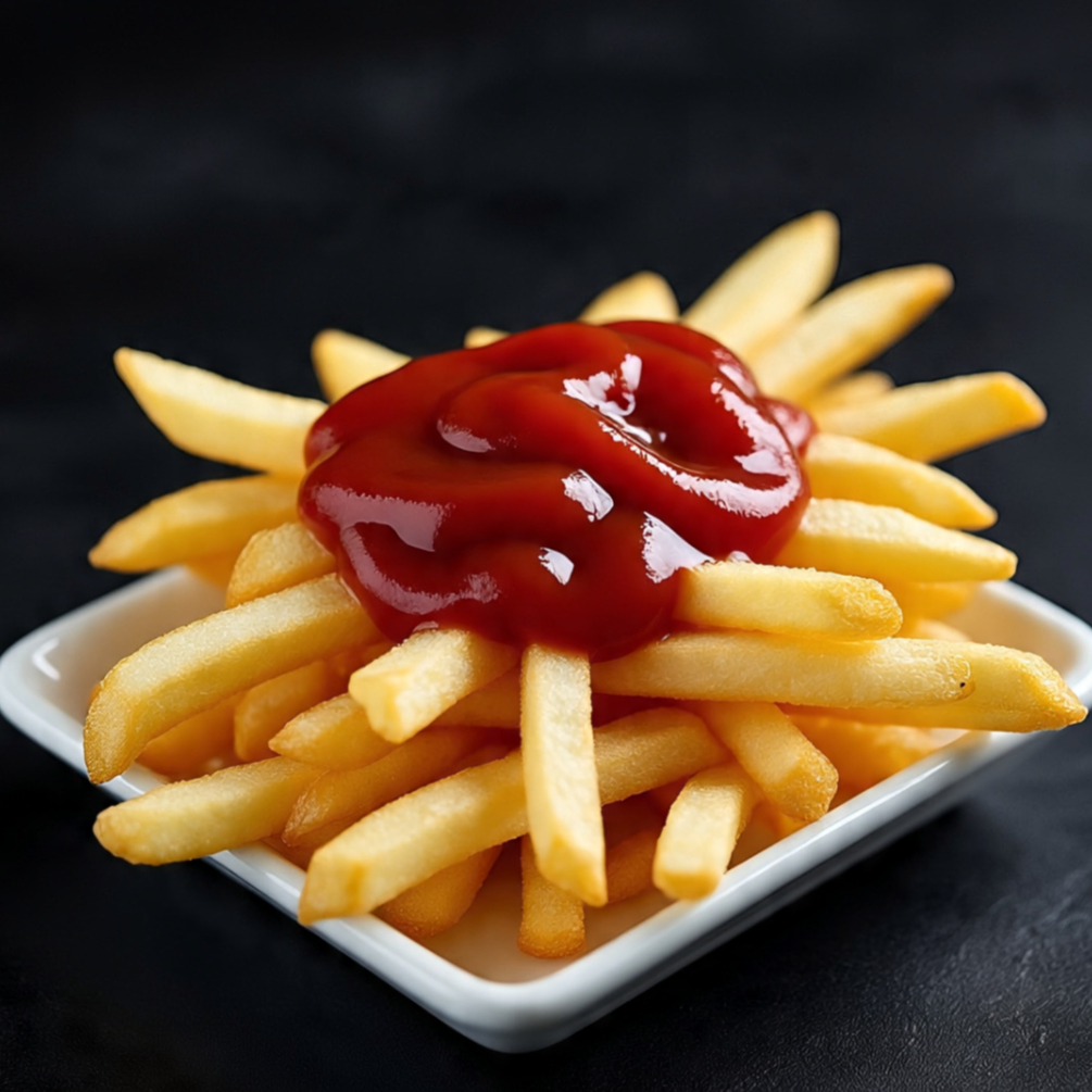 Papas Fritas Con Catsup