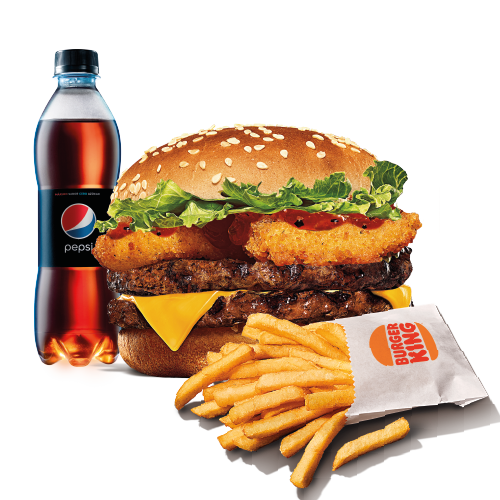 Combo BBQ Burger Doble