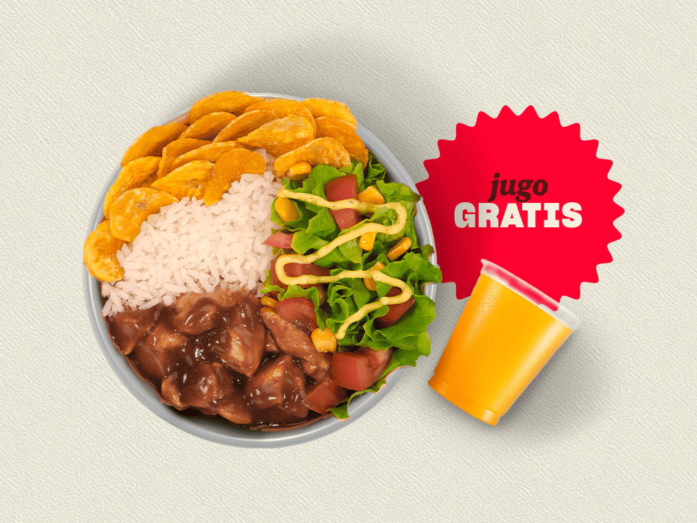 MUY Pollo Agridulce+ Bebida