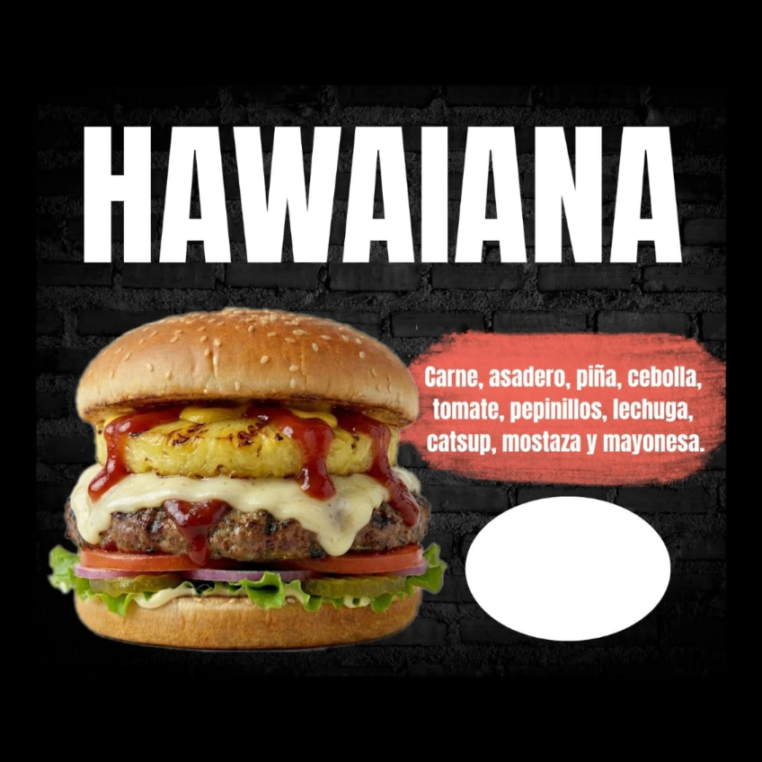 Hamburguesa Hawaiana