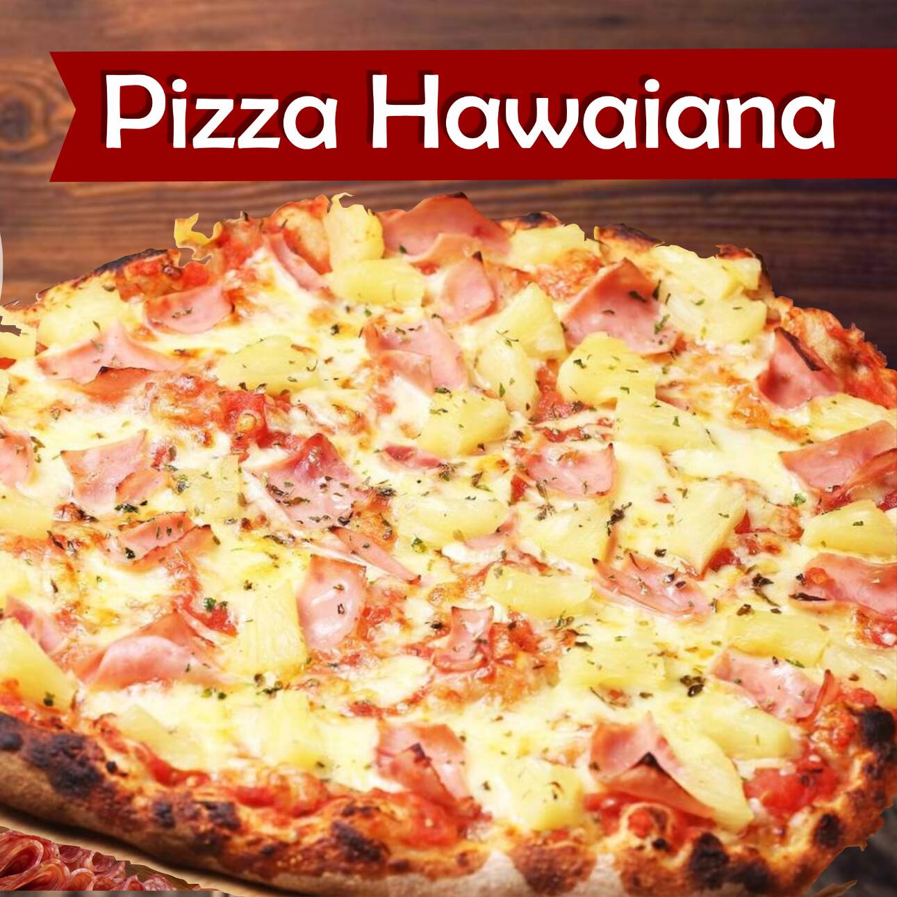 PIZZAHAWAIIANA FAMILIAR 10 REBANADAS
