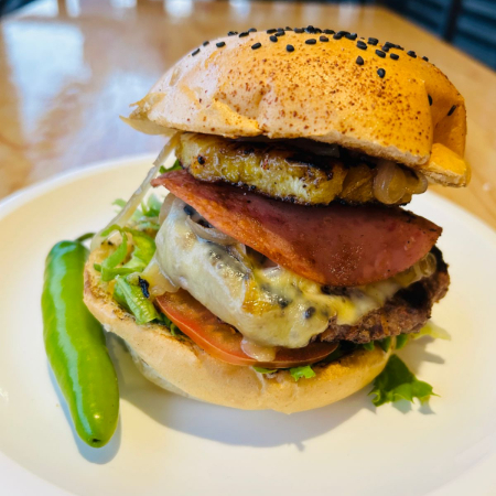 Hamburguesa Hawaiana