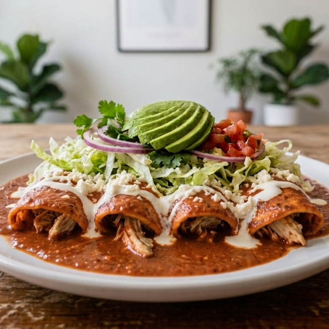 Enchiladas Rojas