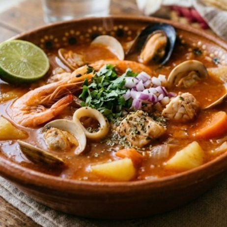 Sopa de Marisco Sencilla