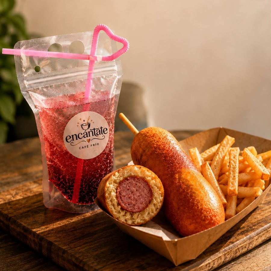 Soda Italiana + Banderilla + Papas a la Francesa