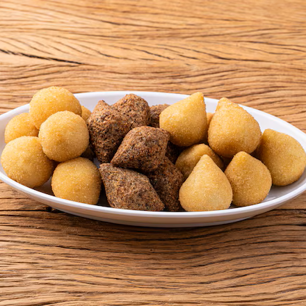 Quentinhos, fritos na hora.