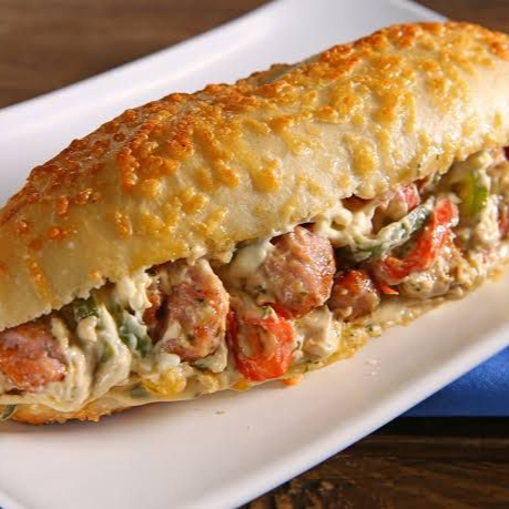 frango.tomate e cebola e queijo