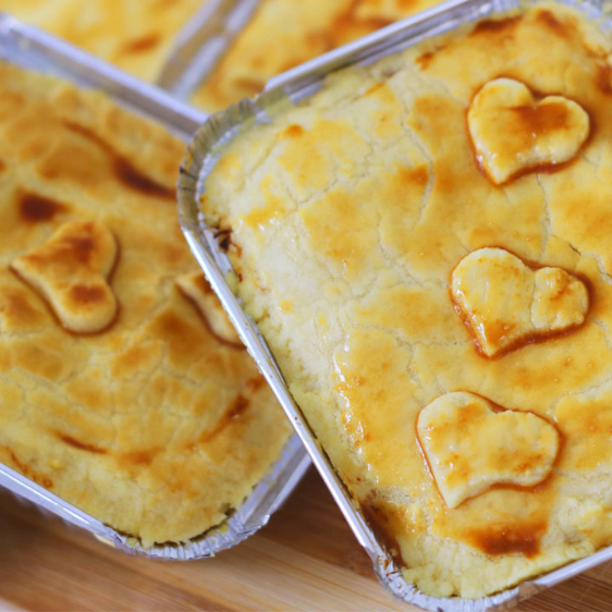 Deliciosa empada de frango com catupiry - 250 gramas