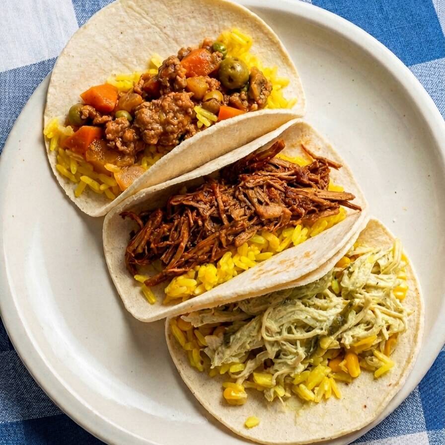Combo 1 (3 Tacos + Bebida)