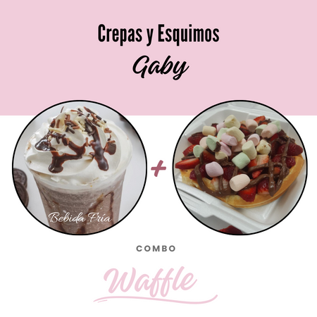 Combo Waffle + Bebida Fría