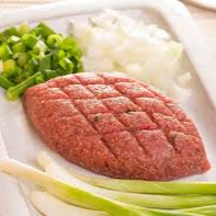 Carne moída especial e farinha de Quibe