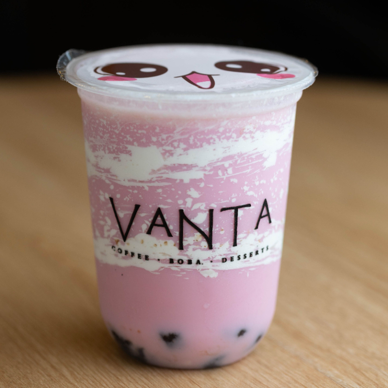 Boba Fresa & Chocolate Blanco 16Oz