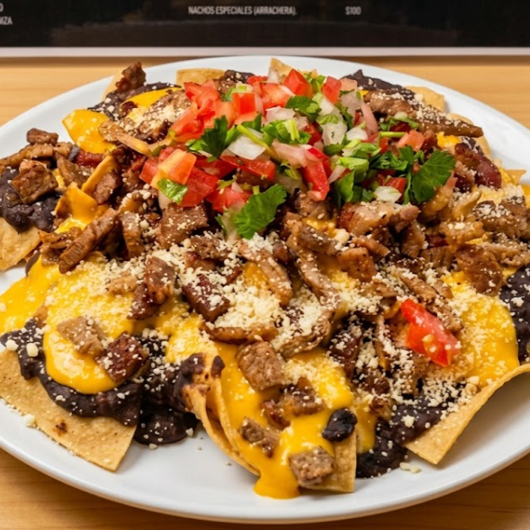 Nachos Especiales Arrachera