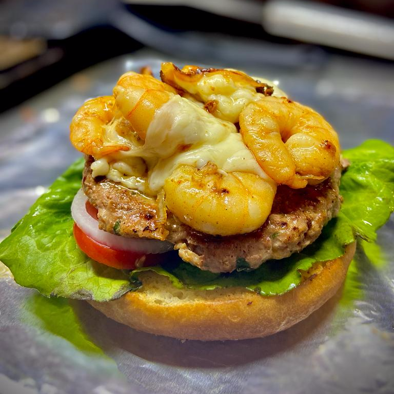 Hamburguesa Mar y Tierra