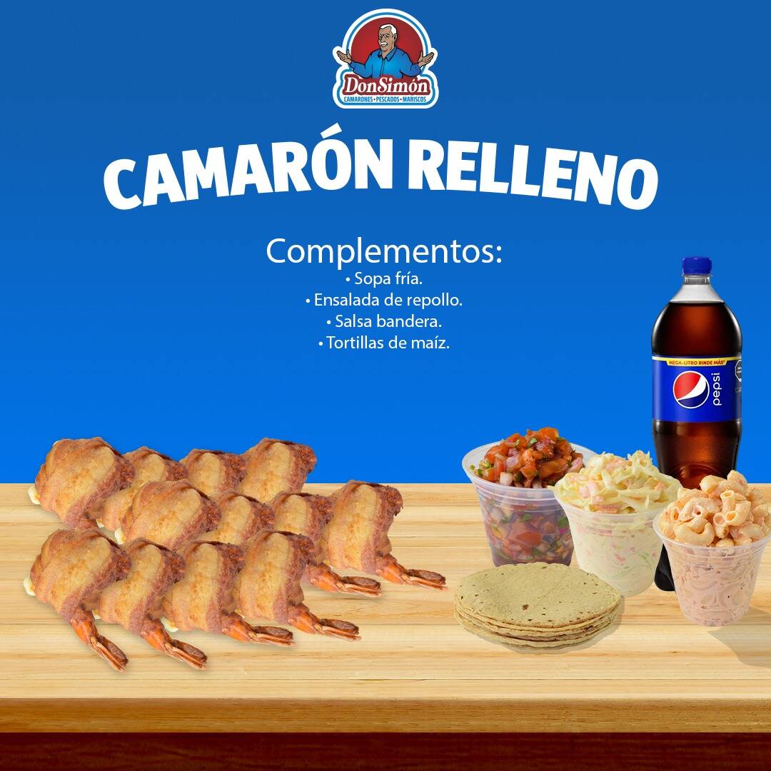 CAMARONES RELLENOS 1 KG