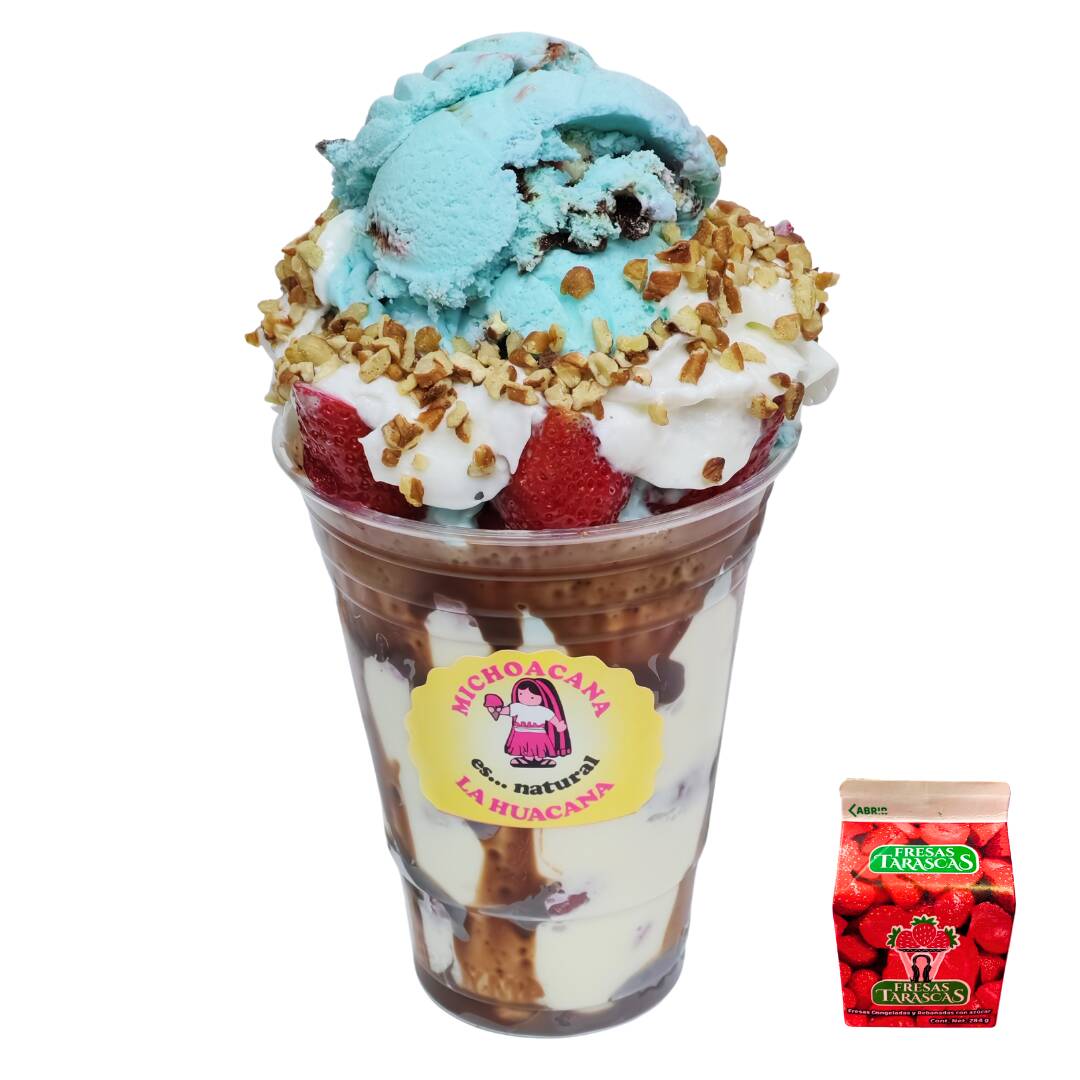 Fresas Congeladas de Cajita Con Nieve