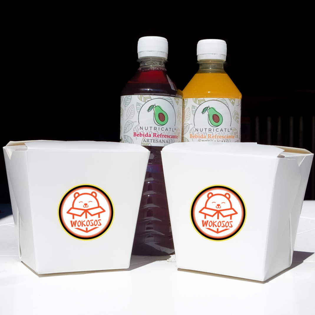 Wokoso Meloso + Agua de Sabor 500ml