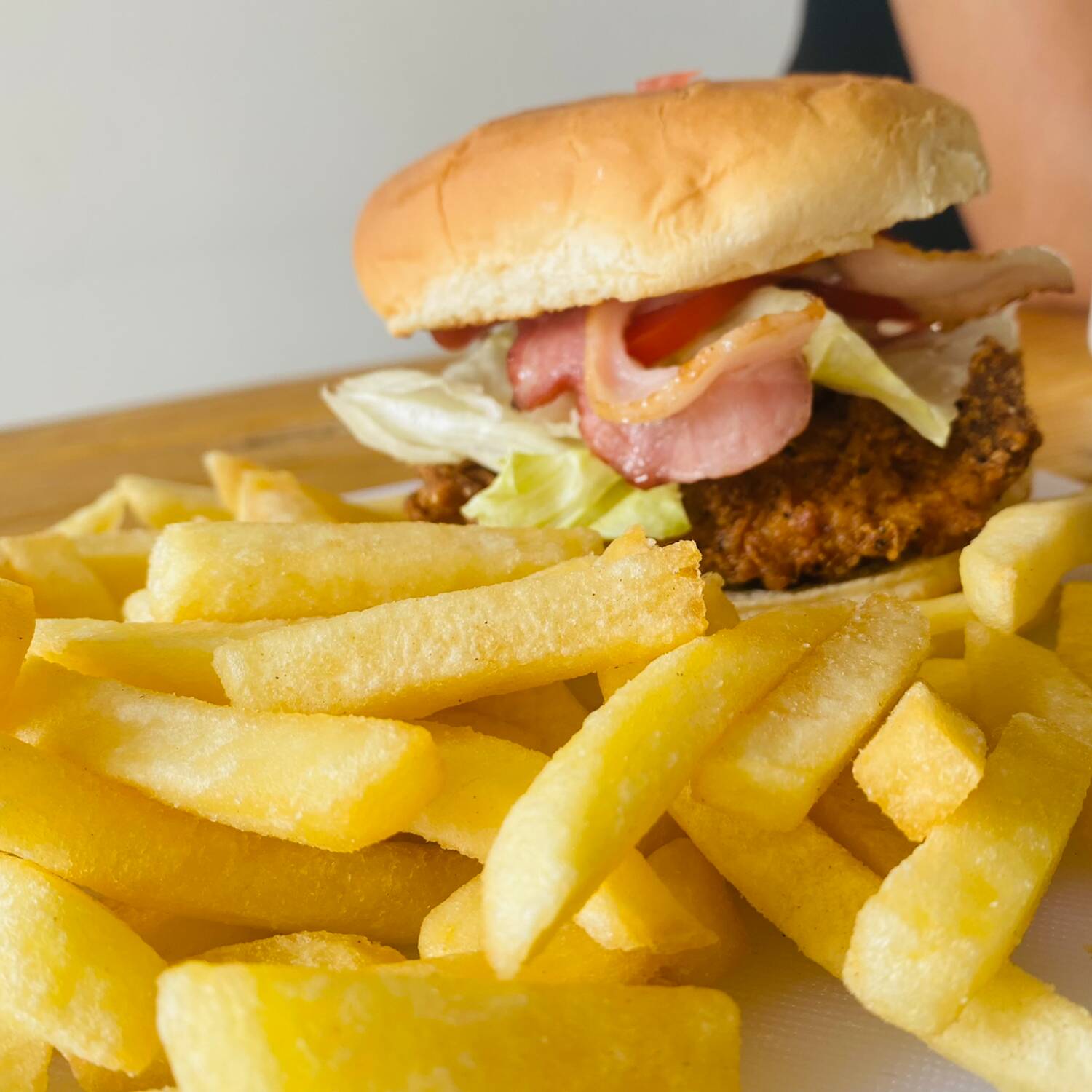 Hamburguesa con Papas