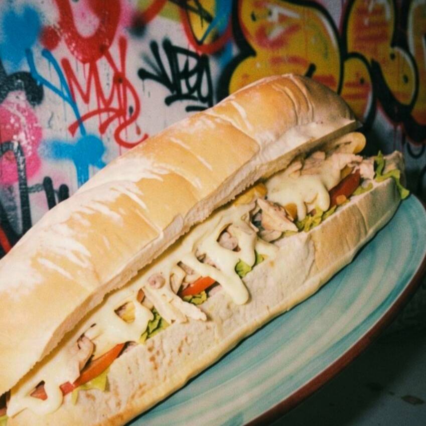Sandwich Pollo Desmechado 22cm