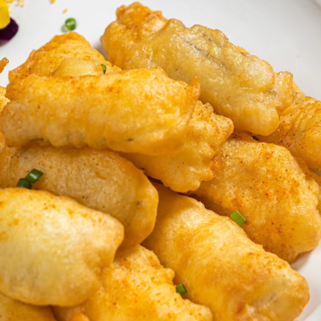 Filete de pescado empanizado