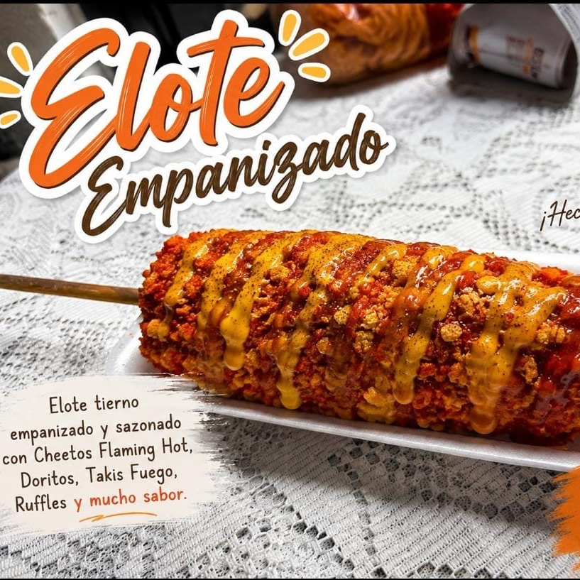 Elote en Palo Empanizado