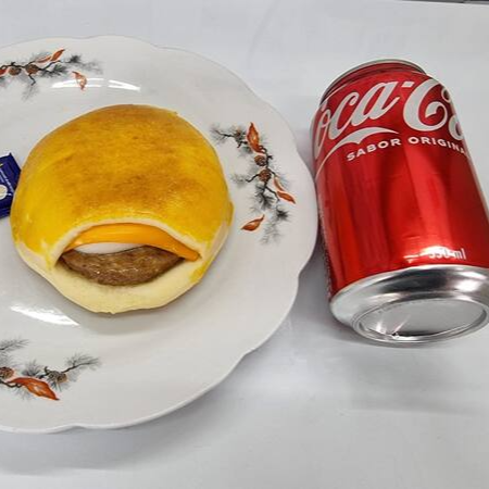 Hamburger,cheddar e requeijao