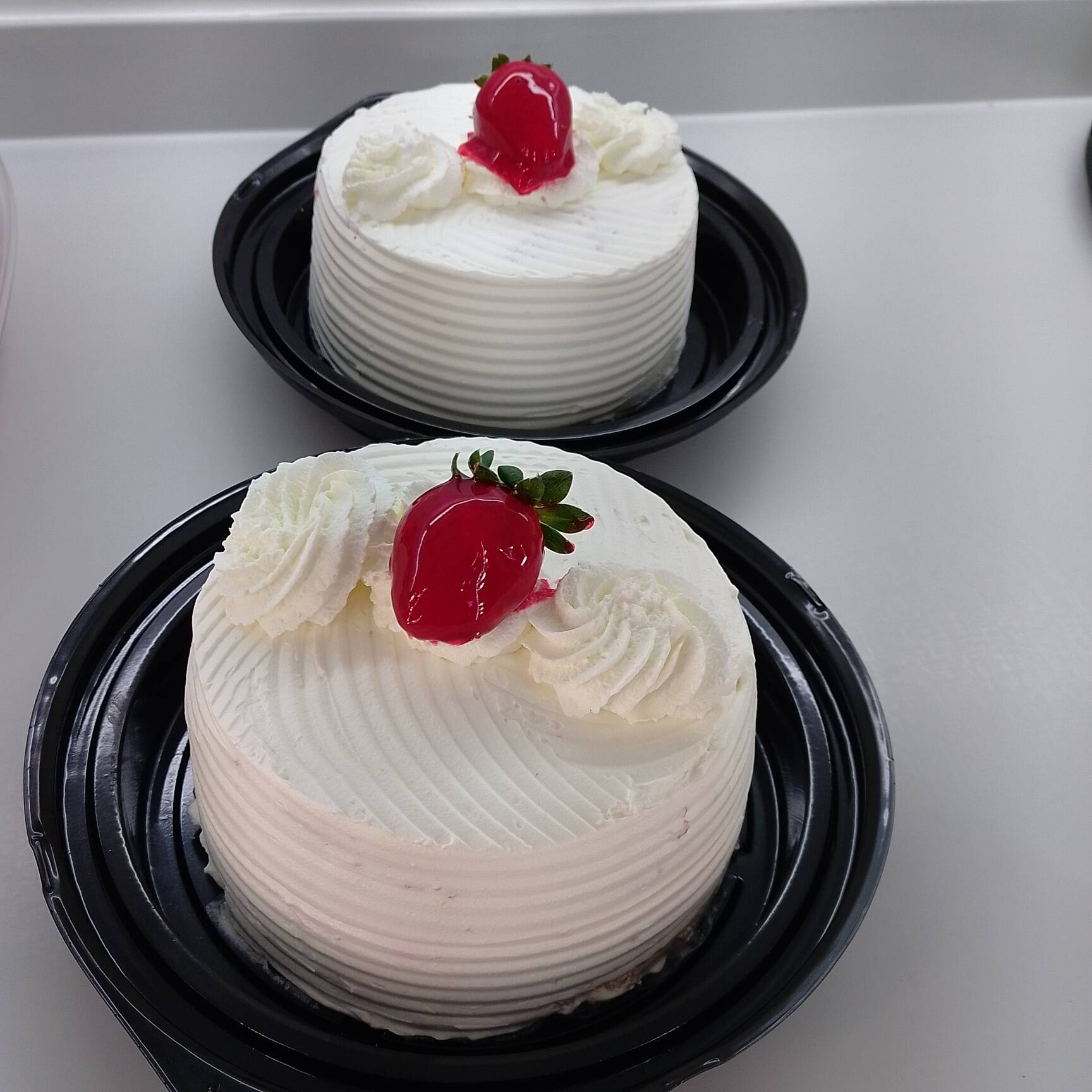 Pastel Chico Fresas Con Crema