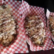 Papa con Bistec y Elote + Papas Fritas