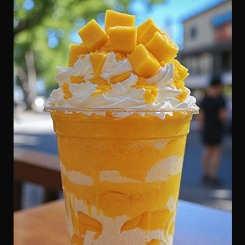 Mangos con crema