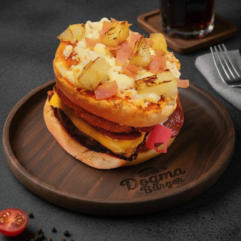 La Hamburpizza Hawaiana