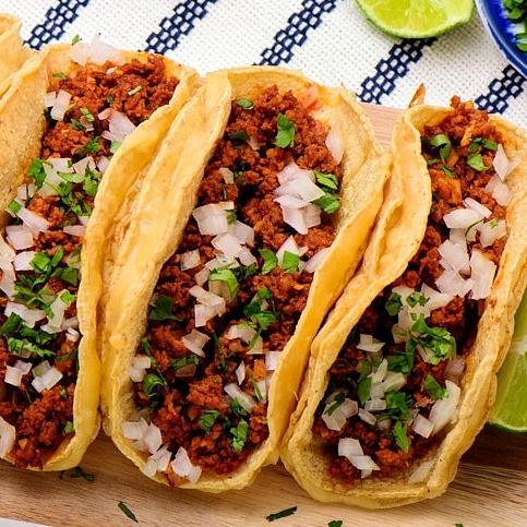 Taco de chorizo