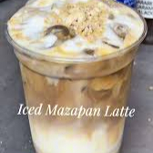 latte mazapán frio