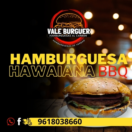 Hamburguesa Hawaiana BBQ