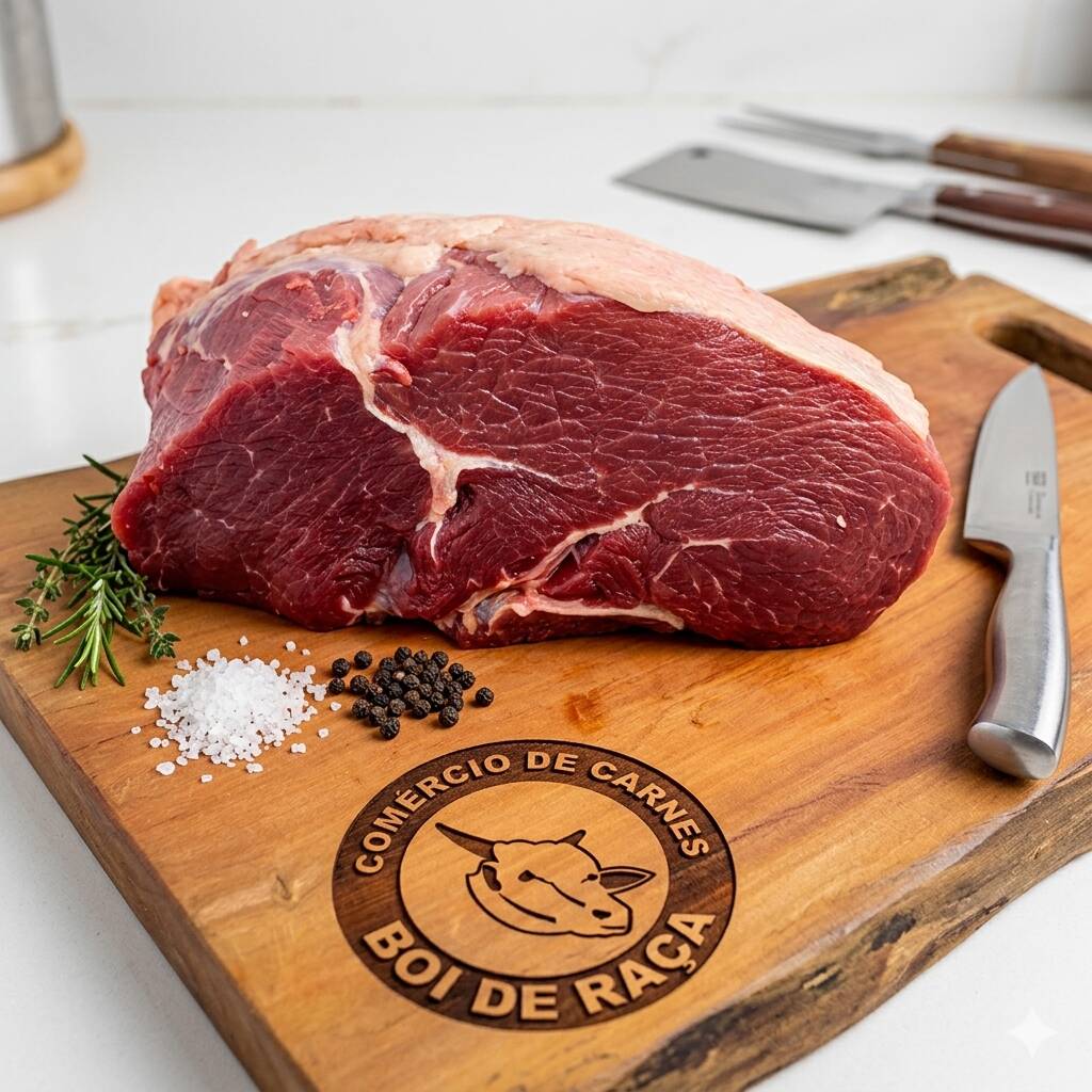 A alcatra é uma carne nobre, conhecida por sua maciez e sabor, perfeita para churrascos e grelhados.