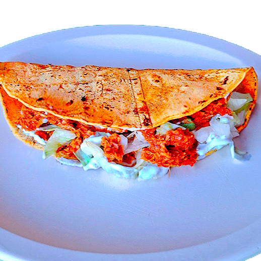 Quesadilla de Chicharrón Prensado