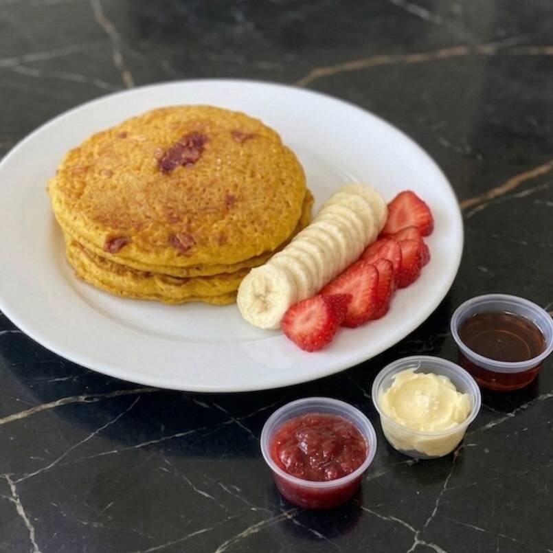 Hot Cakes de Elote Natural (Receta de la Casa)