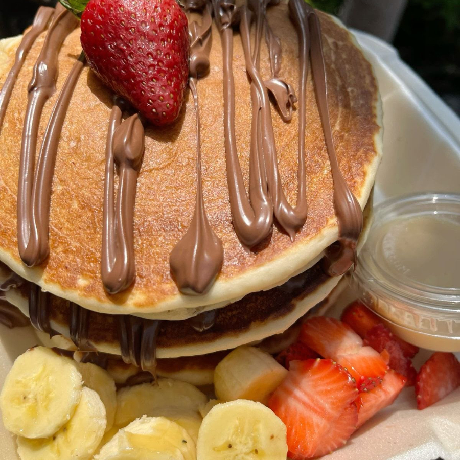 Orden de 4 Hot cakes Con fruta