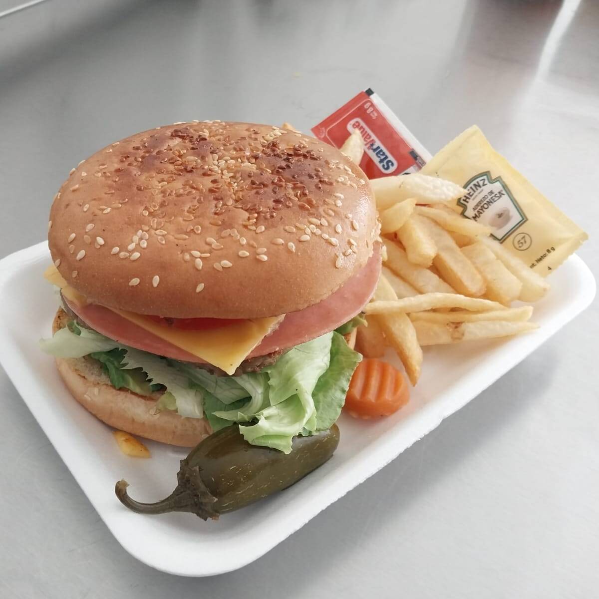 Hamburguesa de res