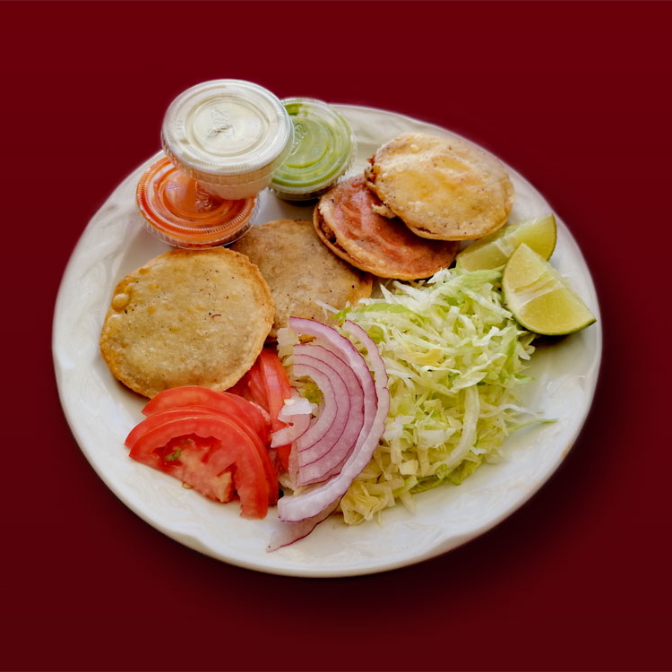 Gorditas Doradas y en Comal (orden con 4)