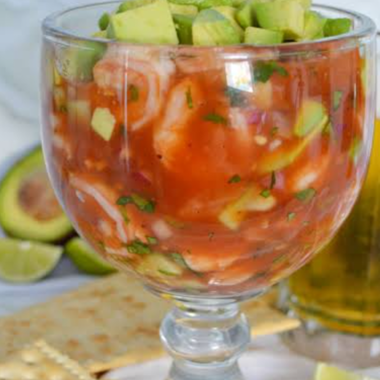 1/2 Litro de Coctel de Camarones
