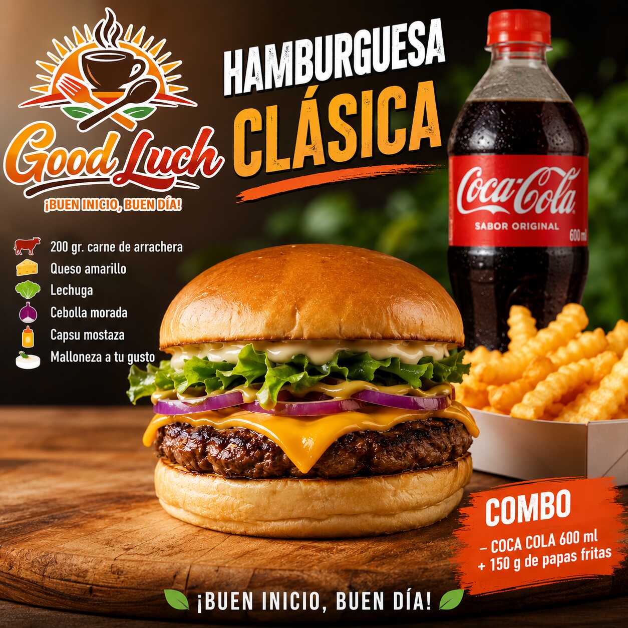 Hamburguesa de Arrachera