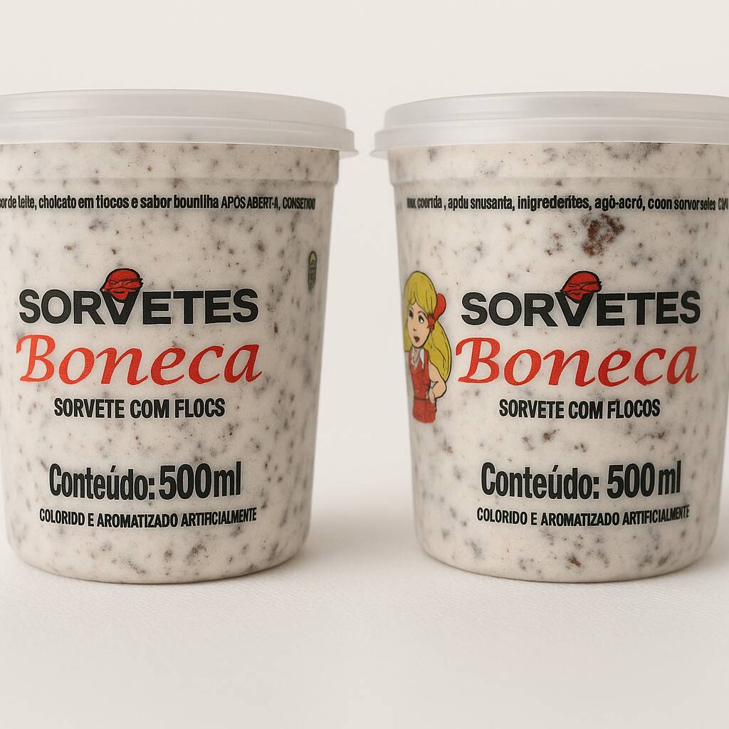 sorvete de flocos 500ml