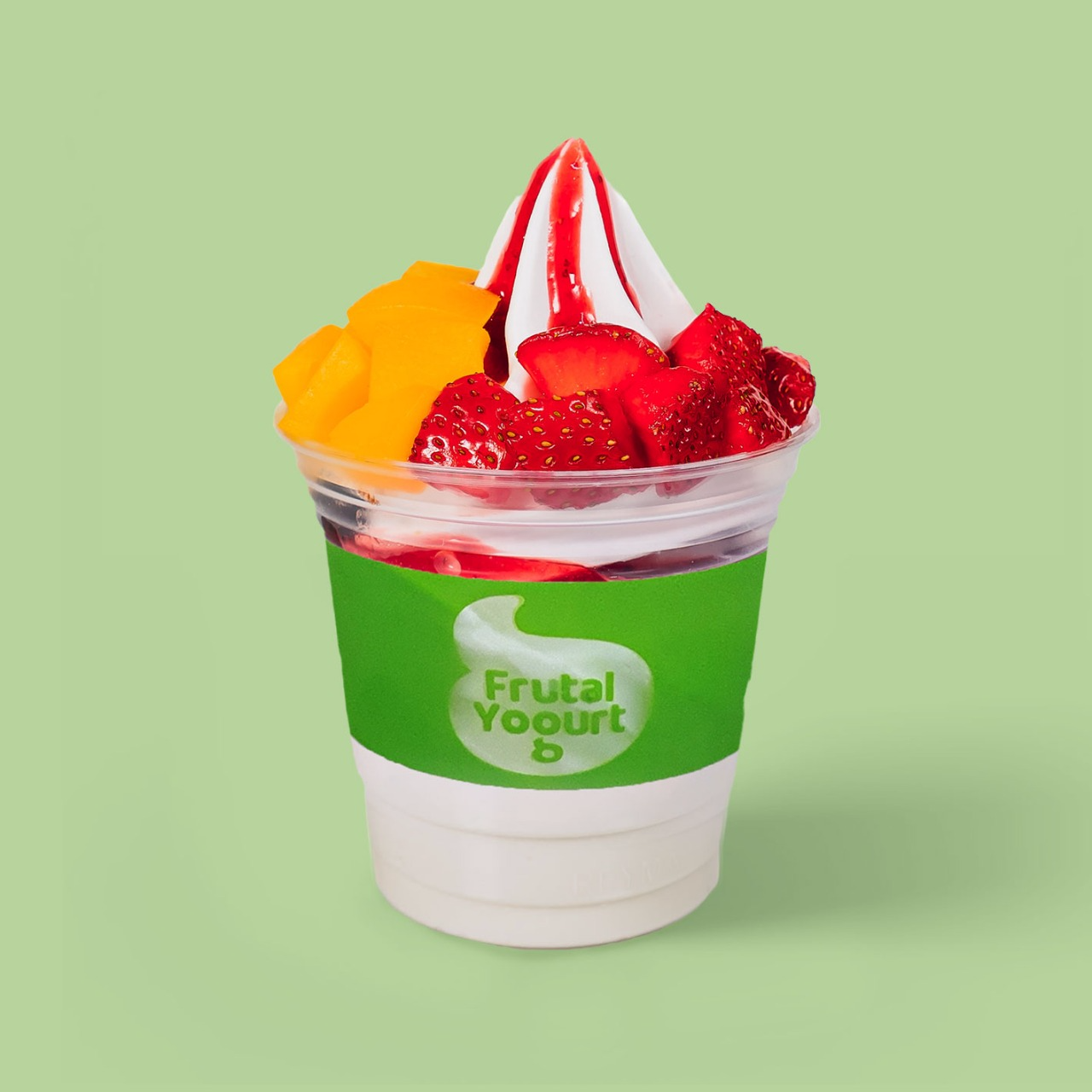 Nieve de yogurt natural 10oz