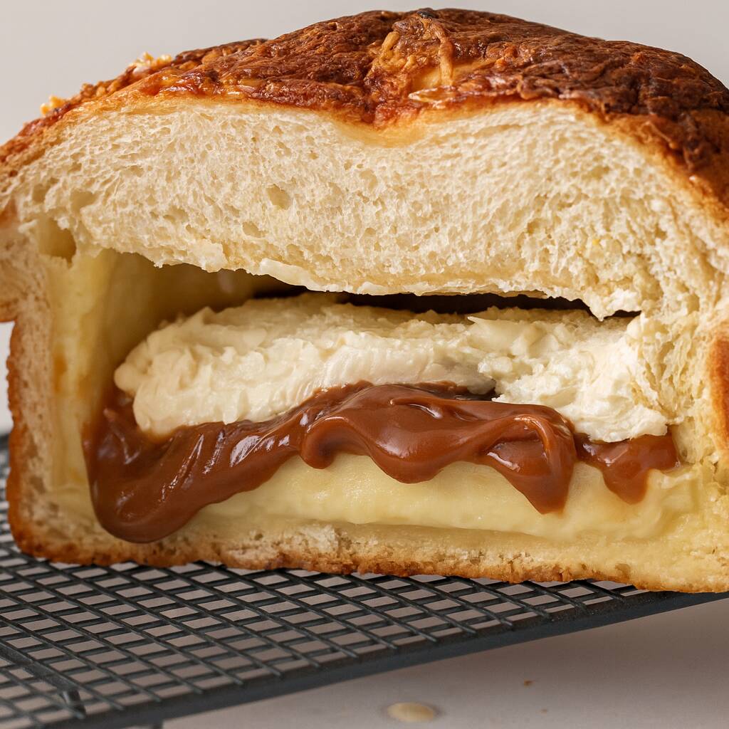Pan Extra Queso + Arequipe + Queso Crema