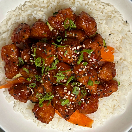 TERIYAKI DE POLLO EMPANIZADO PICOSO
